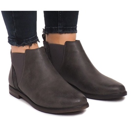 951-PA Graue Stiefel mit Gummizug 2