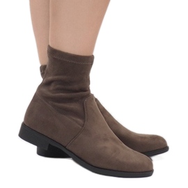 Wildleder Stiefeletten Jodhpur XQ99 Khaki mehrfarbig grün 2