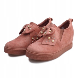 Sneakers mit Keilabsatz in Rosa 6186 1