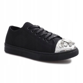 Sneakers mit Black Diamond-Dekor schwarz 1