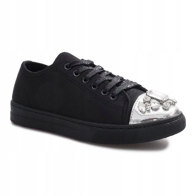 Sneakers mit Black Diamond-Dekor schwarz 1