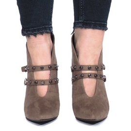 Karine Beige Stiefeletten 1