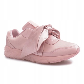 Sport-Sneaker mit Laure-Schleifen rosa 2