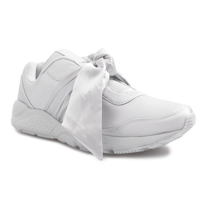 Graue Sport-Sneaker mit Laure-Schleifen 1