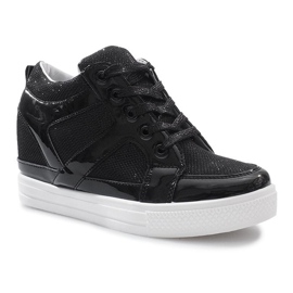 Schwarze Lucienne Keilsneaker 2