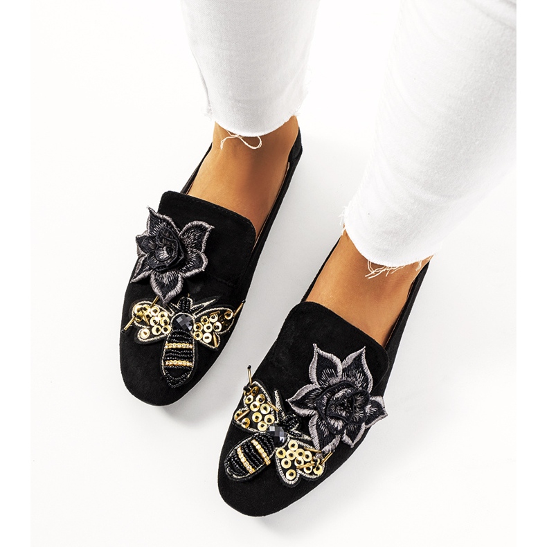 Schwarze Sandra Lords Ballerinas 2