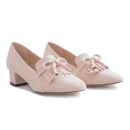 Pinke Pumps an der Herzsäule rosa 1