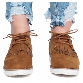 Camel Loafer mit Crushing Hard Fransen braun 1