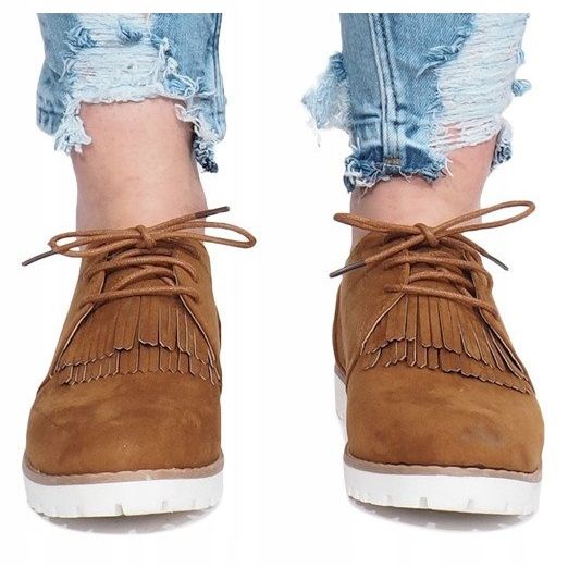 Camel Loafer mit Crushing Hard Fransen braun 1