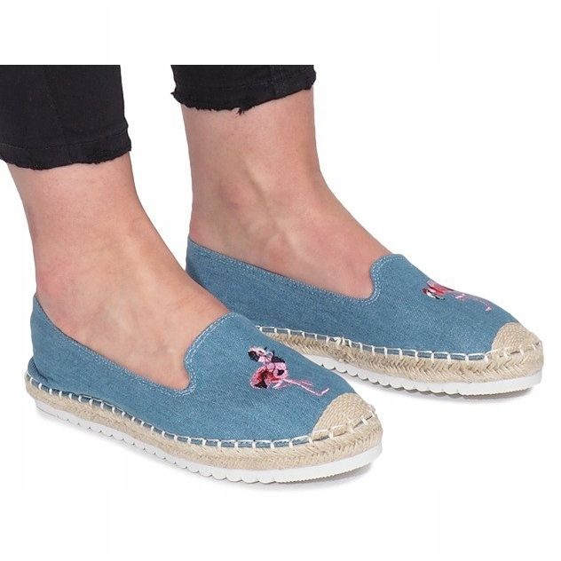 Blue Flaming Jeans Espadrilles blau 1