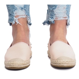 Rosa Espadrilles mit Dolita-Nieten 1