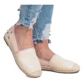 Rosa Espadrilles mit Dolita-Nieten 2