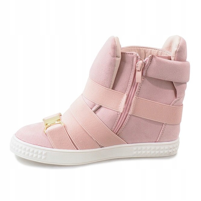 Rosa Sneakers mit Keilabsatz 1671 1