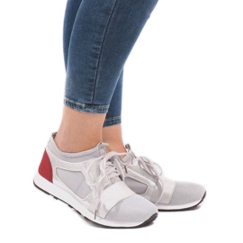 Graue Sportschuhe AM-812 1