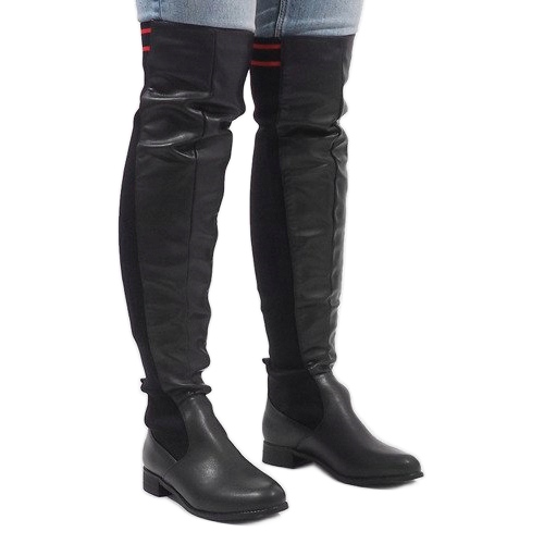 Marineblaue Stiefel Vices 1544-13 navy blau 1