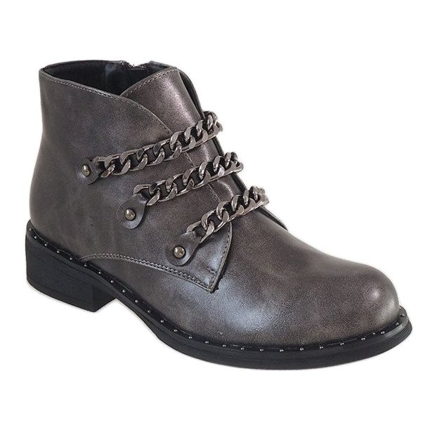 Graue Stiefel HQ903 1
