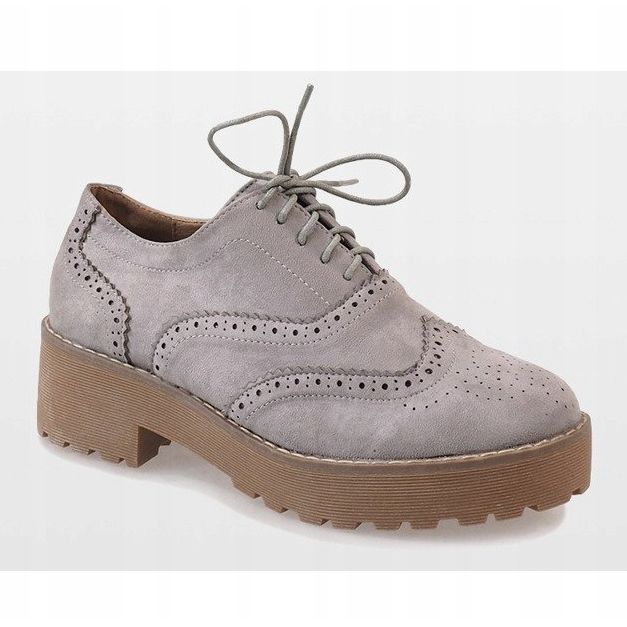 Graue Jazzschuhe mit hohen Absätzen LL185 1