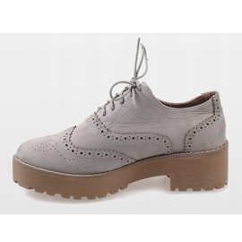 Graue Jazzschuhe mit hohen Absätzen LL185 2