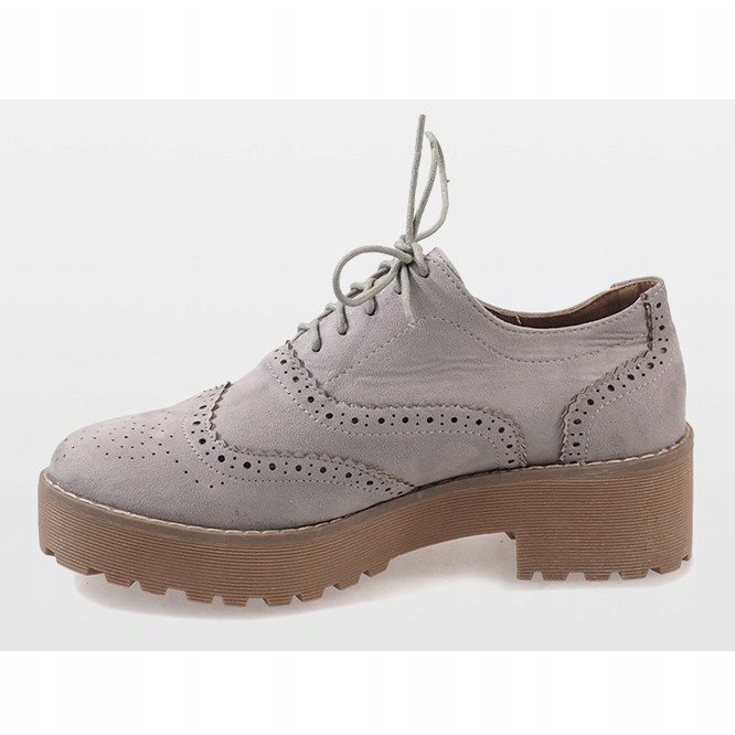 Graue Jazzschuhe mit hohen Absätzen LL185 2