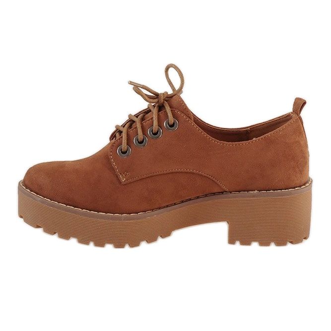 Camel niedrige Absätze LL183 braun 2