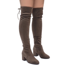 Wildlederstiefel am TE1704-3 Pfosten mehrfarbig 2