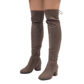 Wildlederstiefel am TE1704-3 Pfosten mehrfarbig 1