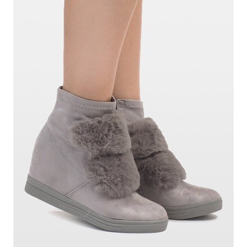 Graue isolierte Turnschuhe H6503A-26 1