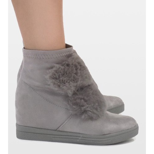 Graue isolierte Turnschuhe H6503A-26 2