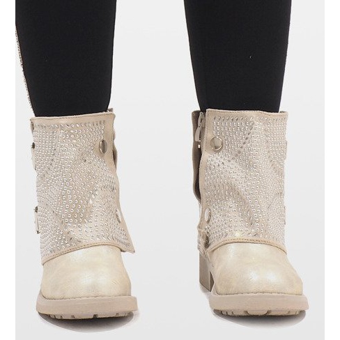 Marquiiz Gold verzierte Stiefel 6352-PA golden 1