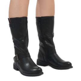Sixth Sens Schwarze elegante Stiefel aus JW19 1