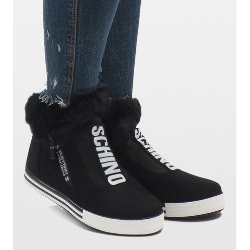 Schwarze NB220P Wildleder isolierte Stiefel 2