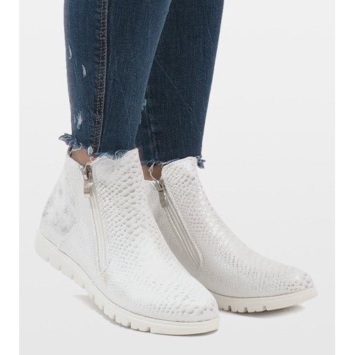 GF-A596 silberne Sportstiefel grau 2