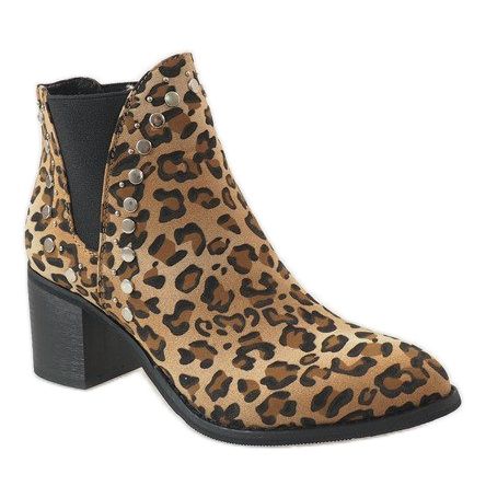Erynn Leopardenstiefel am M290-1 Pfosten mehrfarbig 1