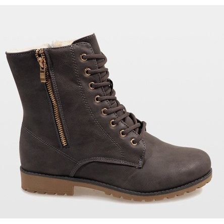 Graue isolierte Stiefel E591-3 2