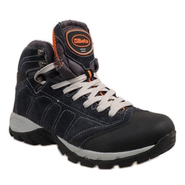 Herren marineblaue Wanderschuhe 7264 2