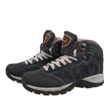 Herren marineblaue Wanderschuhe 7264 navy blau 1
