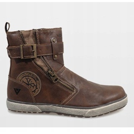 Braune isolierte Slipper 8199 2