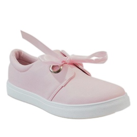 Rosa Sneakers mit Schleife 3057-4 1