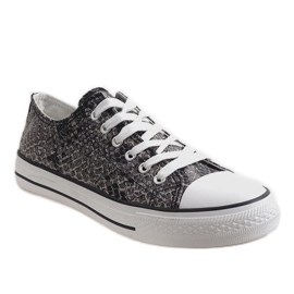 Schwarze Herren-Sneaker BKA-9 1