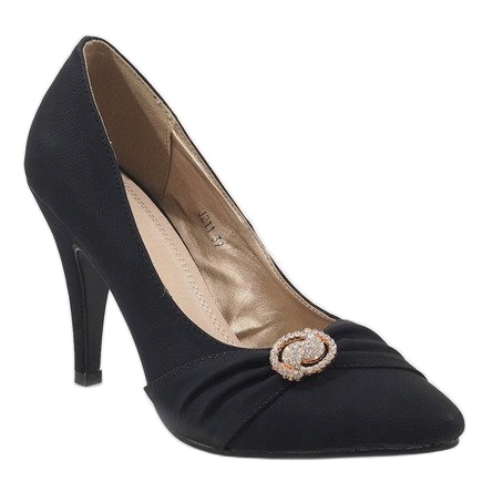 Schwarze High Heels J211 1