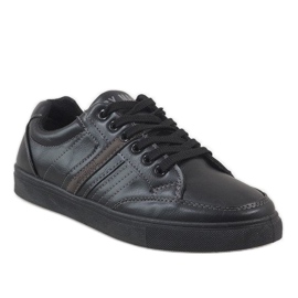 Schwarze Herren-Sneaker M7036-1 1
