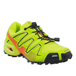 Gelbe Sport-Trekkingschuhe A1503-33 1