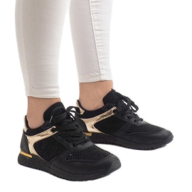 Schwarze LR88010 Turnschuhe 1