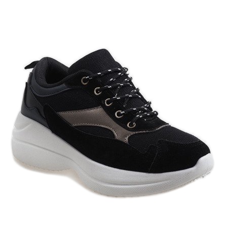 Schwarze modische Sportschuhe von 1862 1