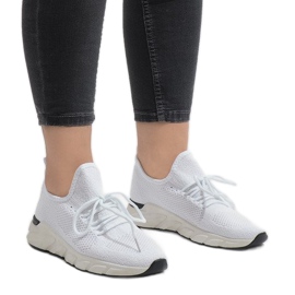 7766-Y weiße Sportschuhe 1