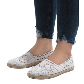 JX57P weiße Spitzenturnschuhe 1