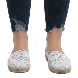 JX57P weiße Spitzenturnschuhe 2