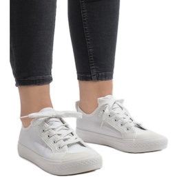 Weiße Glitzer-Sneakers BOK-1138 2