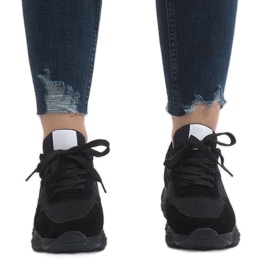 Schwarze E-102 Sportschuhe 2