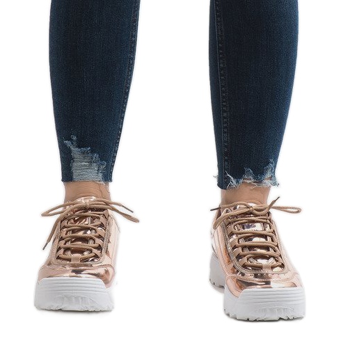 Champagner Mode Sportschuhe 82017 gelb 2